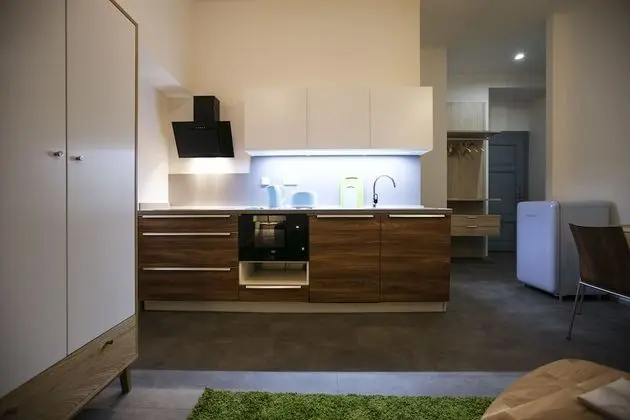 Design Apart Daire, 1 En Büyük (King) Boy Yatak, Veranda (3B)