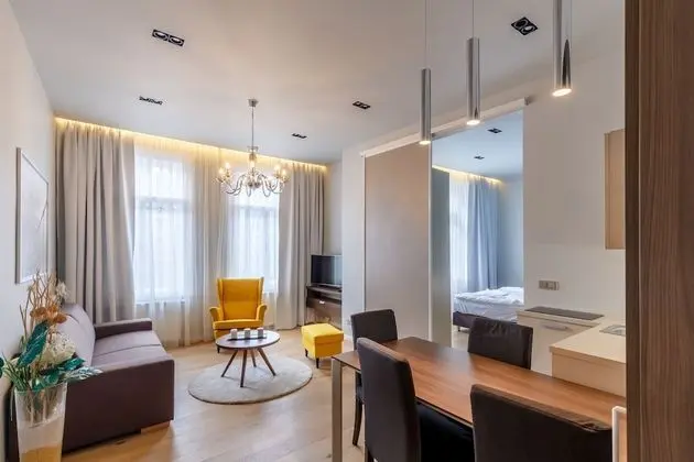 Premium Apart Daire, 1 Yatak Odası, Küçük Mutfak, Nehir Manzaralı (40 sqm)