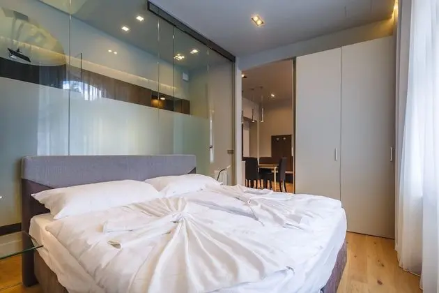 Premium Apart Daire, 1 Yatak Odası, Küçük Mutfak, Nehir Manzaralı (40 sqm)