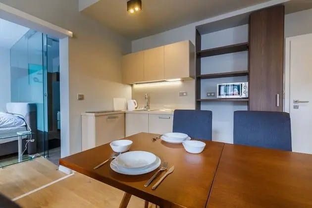 Premium Apart Daire, 1 Yatak Odası, Küçük Mutfak, Nehir Manzaralı (40 sqm)