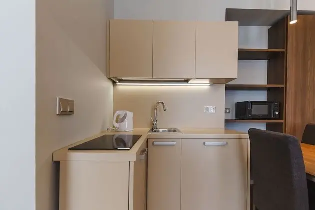 Premium Apart Daire, 1 Yatak Odası, Küçük Mutfak, Nehir Manzaralı (40 sqm)