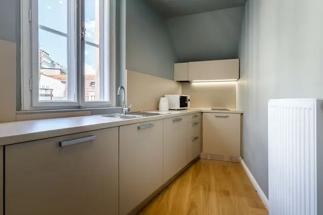 Premium Apart Daire, 1 Yatak Odası, Küçük Mutfak, Nehir Manzaralı (55 sqm)