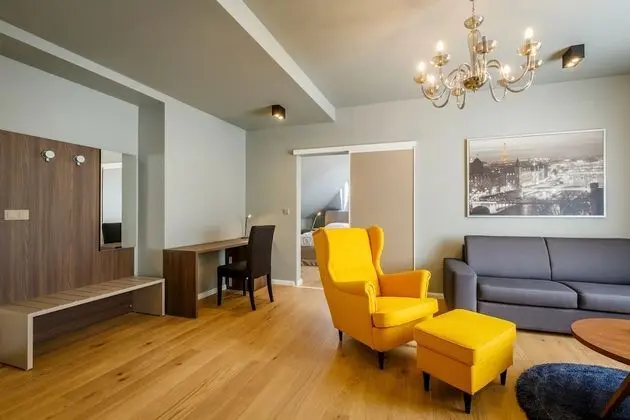 Premium Apart Daire, 1 Yatak Odası, Küçük Mutfak, Nehir Manzaralı (55 sqm)