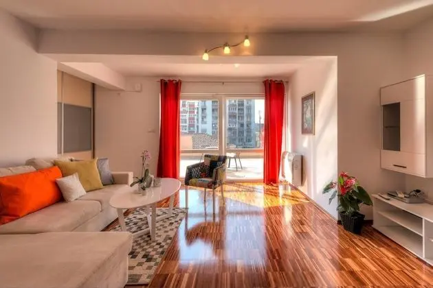 Luxury Apart Daire, 1 Yatak Odası, Teras, Bahçeli