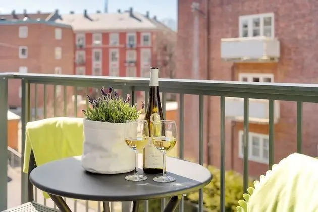 Standard Apart Daire, 1 Yatak Odası, Balkon, Bahçeli
