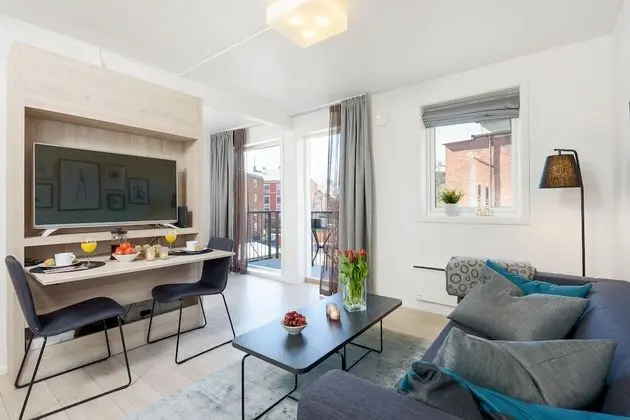 Standard Apart Daire, 2 Yatak Odası, Balkon, Bahçeli