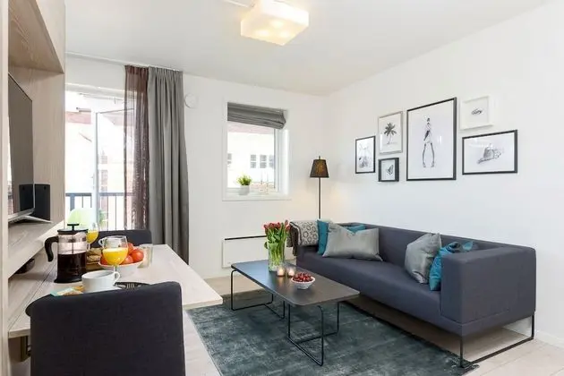 Standard Apart Daire, 2 Yatak Odası, Balkon, Bahçeli