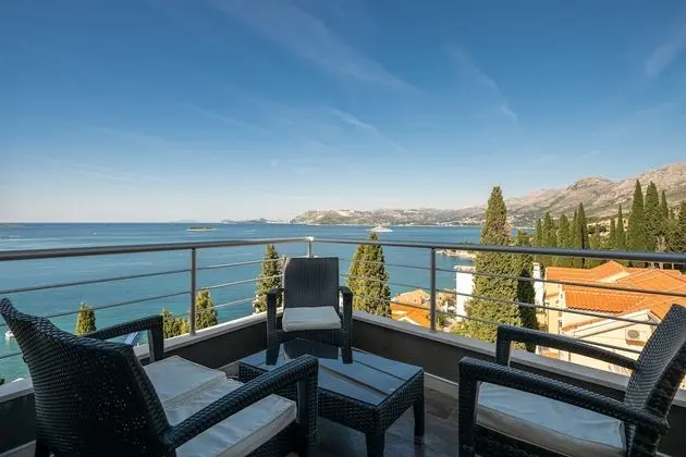 Deluxe Çatı Katı Süiti (Penthouse), 3 Yatak Odası, Teras, Deniz Manzaralı