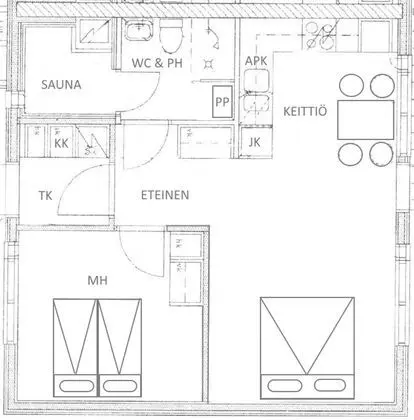 Romantic Apart Daire, 1 Yatak Odası, Sauna