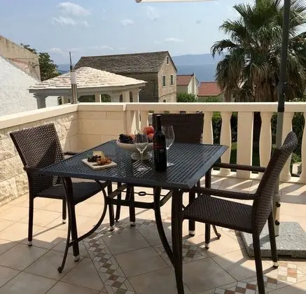 Comfort Apart Daire, 1 Yatak Odası, Teras, Deniz Manzaralı (Koralj)