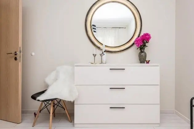 Deluxe Apart Daire, 1 Büyük (Queen) Boy Yatak ve Çekyat, Balkon, Bahçe Manzaralı