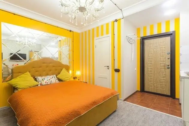 Design Apart Daire, 1 Büyük (Queen) Boy Yatak, Engellilere Uygun (9-1)