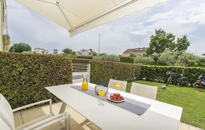 Premium Apart Daire, Bahçe Manzaralı (Patio)
