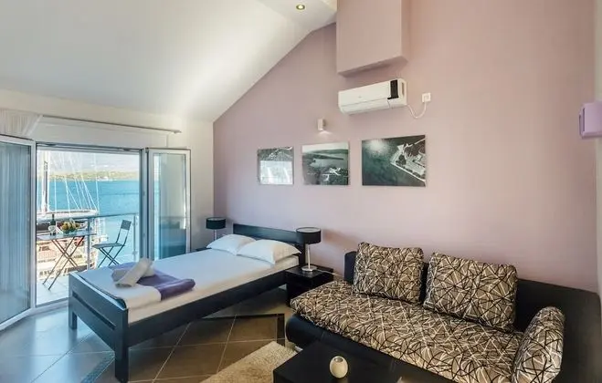 Stüdyo, 1 Büyük (Queen) Boy Yatak, Balkon, Deniz Manzaralı