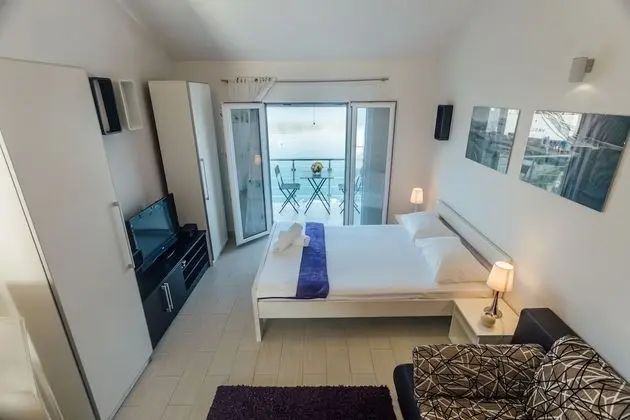 Stüdyo, 1 Büyük (Queen) Boy Yatak, Balkon, Deniz Manzaralı