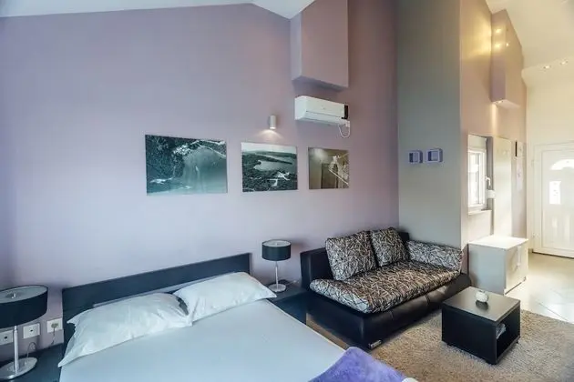 Stüdyo, 1 Büyük (Queen) Boy Yatak, Balkon, Deniz Manzaralı