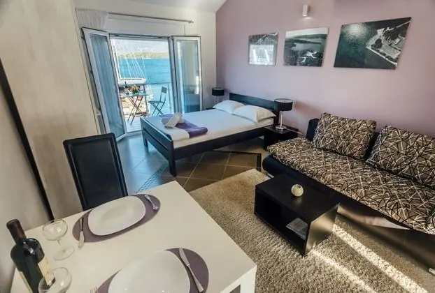 Stüdyo, 1 Büyük (Queen) Boy Yatak, Balkon, Deniz Manzaralı