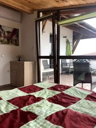 Apart Daire, 1 Çift Kişilik Yatak ve Çekyat, Balkon