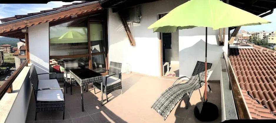 Apart Daire, 1 Çift Kişilik Yatak ve Çekyat, Balkon