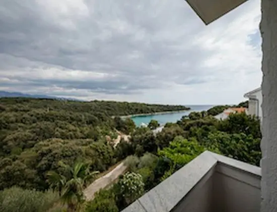 Tek Büyük Yataklı Oda (Double Room with Balcony and Sea View)