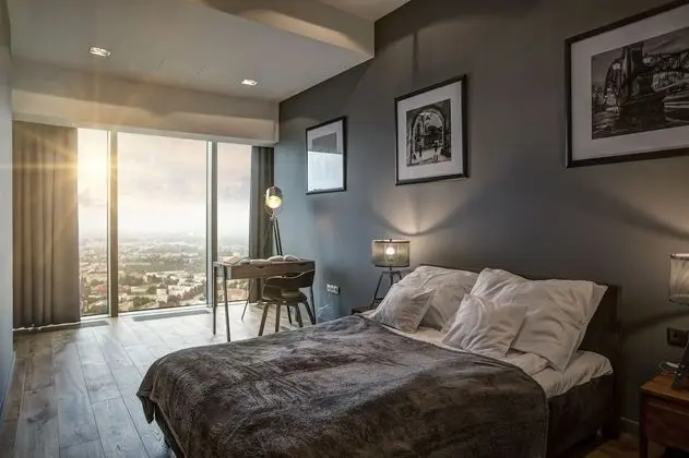 Deluxe Apart Daire, 2 Yatak Odası, Şehir Manzaralı, Kule