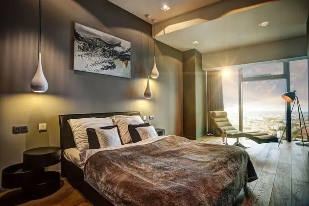 Deluxe Apart Daire, 2 Yatak Odası, Şehir Manzaralı, Kule