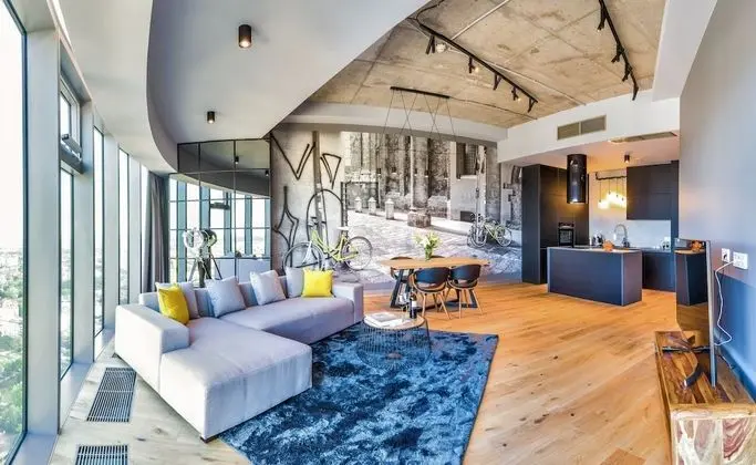 Deluxe Apart Daire, 2 Yatak Odası, Şehir Manzaralı, Kule