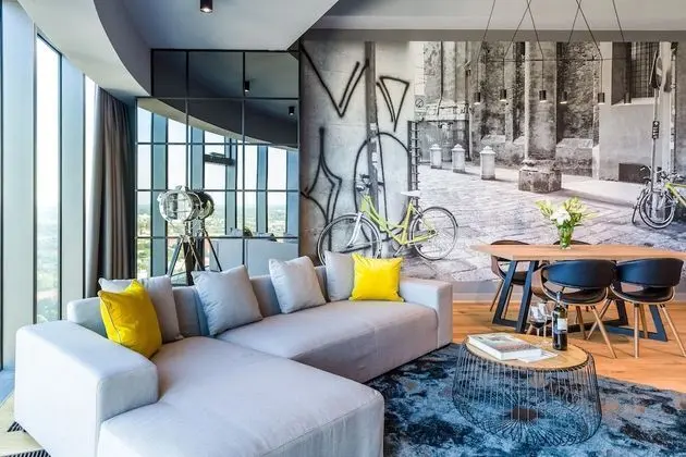 Deluxe Apart Daire, 2 Yatak Odası, Şehir Manzaralı, Kule