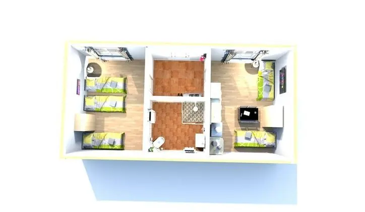Classic Apart Daire, 2 Yatak Odası, Sigara İçilmez, Bahçe Manzaralı