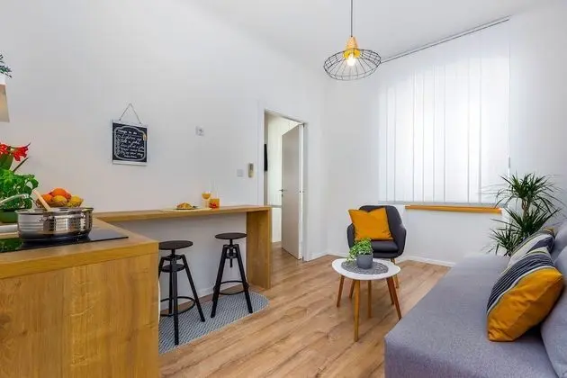 Deluxe Apart Daire, 1 Büyük (Queen) Boy Yatak ve Çekyat, Sigara İçilmez, Küçük Mutfak