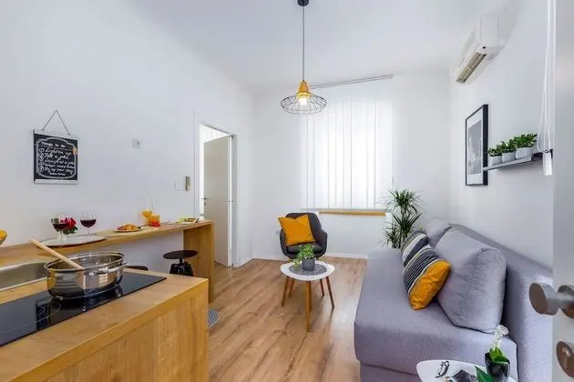 Deluxe Apart Daire, 1 Büyük (Queen) Boy Yatak ve Çekyat, Sigara İçilmez, Küçük Mutfak