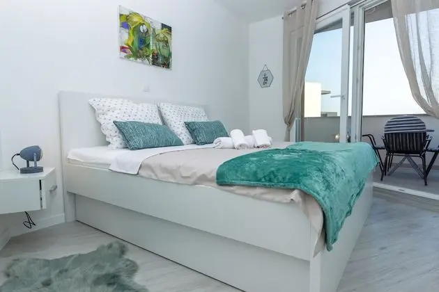 Deluxe Dubleks, 2 Yatak Odası, Teras, Deniz Manzaralı (Tomana B6)