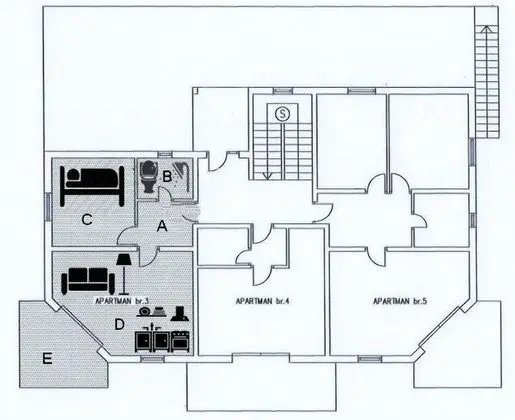 One Bedroom Apartment with Balcony