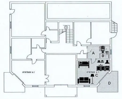 Studio with Terrace