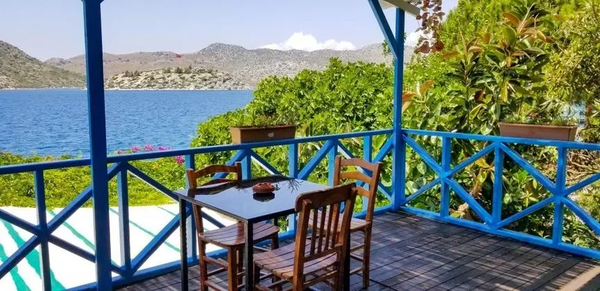 Deluxe Oda Üst Kat, Deniz Manzaralı, Teraslı
