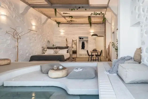 Deluxe Apart Daire, 2 Yatak Odası, Deniz Manzaralı (Mini Pool- Hot Tub)