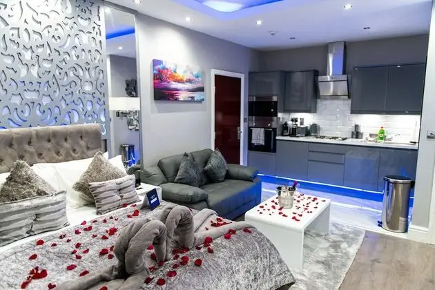 Deluxe Apart Daire, Banyolu/Duşlu (Deluxe Apartment Suite)