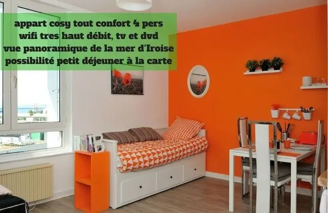 Stüdyo, Özel Banyo, Deniz Manzaralı