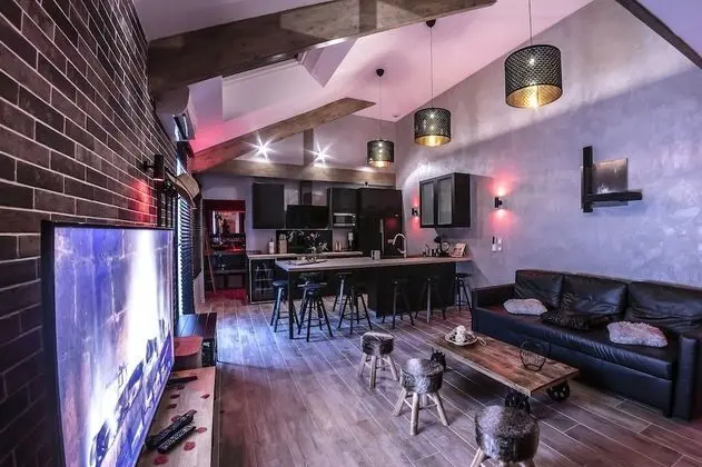 Luxury Apart Daire, Sigara İçilmez, Sauna (LE LOFT : en Option Patio + Bain Finl)