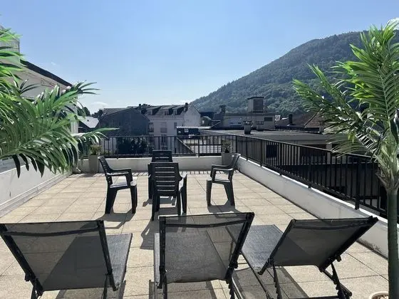 Apart Daire, Banyolu/Duşlu, Dağ Manzaralı (Le Soleil Avec terrasse)