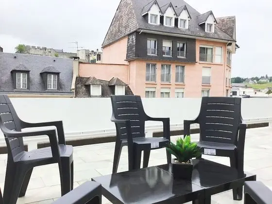 Apart Daire, Banyolu/Duşlu, Dağ Manzaralı (Le Soleil Avec terrasse)