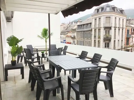 Apart Daire, Banyolu/Duşlu, Dağ Manzaralı (Le Soleil Avec terrasse)