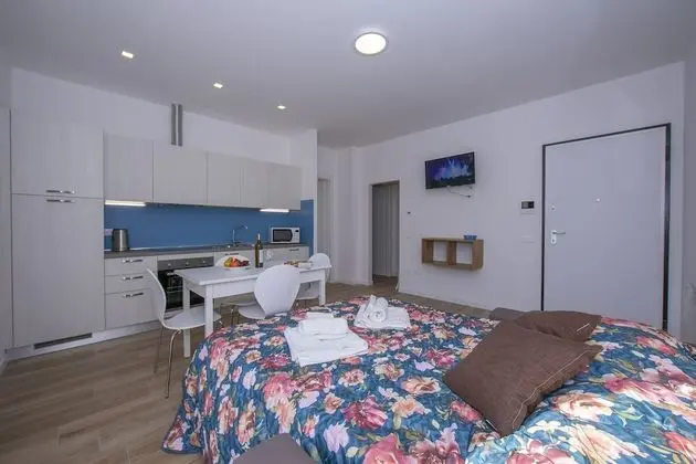 Family Apart Daire, 1 Çift Kişilik Yatak ve Çekyat (Appartamento Blu)