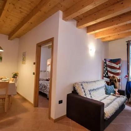 Family Apart Daire, 1 Çift Kişilik Yatak ve Çekyat (Appartamento Centro Storico Riva)