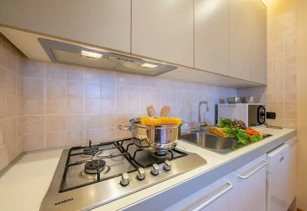 Family Apart Daire, 1 Çift Kişilik Yatak ve Çekyat, Bahçeli (Appartamento Vista Lago)