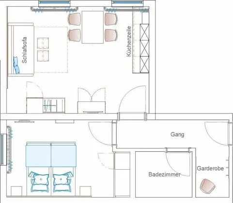 Apart Daire, 1 Yatak Odası