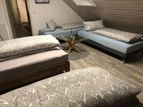 Deluxe Apart Daire, Özel Banyo, Bahçe Manzaralı (Dachgeschoss)