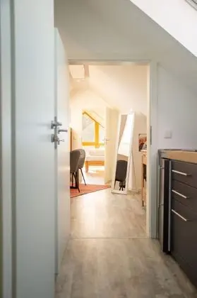 Deluxe Apart Daire, Özel Banyo, Bahçe Manzaralı (Dachgeschoss)