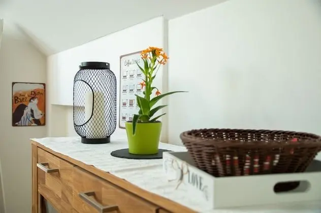 Deluxe Apart Daire, Özel Banyo, Bahçe Manzaralı (Dachgeschoss)