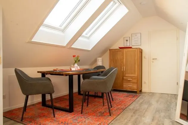 Deluxe Apart Daire, Özel Banyo, Bahçe Manzaralı (Dachgeschoss)